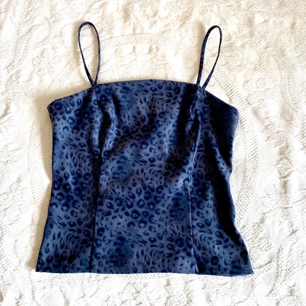 Vintage Like-New 90s Cheetah Dress Top